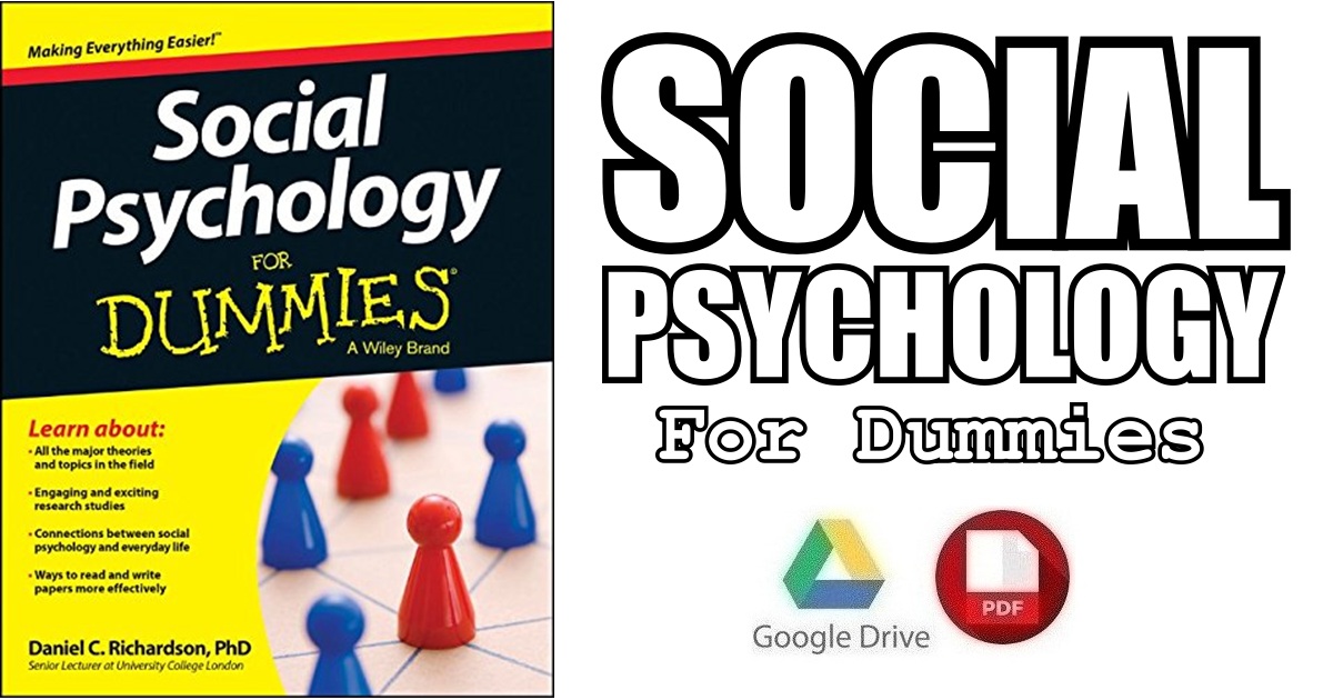 Social psychology for dummies pdf